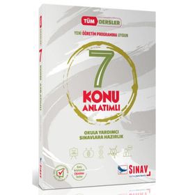 7. Sınıf Tüm Dersler Konu Anlatımlı Sınav Yayınları