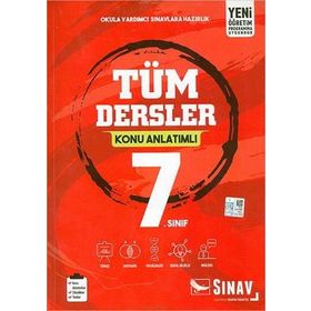 7. Sınıf Tüm Dersler Konu Anlatımlı Sınav Yayınları