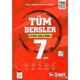 7. Sınıf Tüm Dersler Konu Anlatımlı Sınav Yayınları