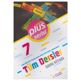 7. Sınıf Tüm Dersler Plus Serisi Soru Kitabı-Palme Yayınları
