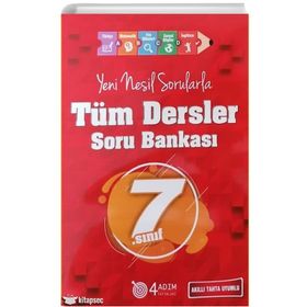 7. Sınıf Tüm Dersler Soru Bankası 4 Adım Yayınları