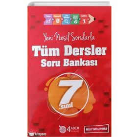 7. Sınıf Tüm Dersler Soru Bankası 4 Adım Yayınları