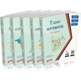 7 Sınıf Tüm Dersler Soru Bankası 5'li Set