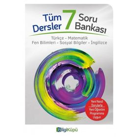 7. Sınıf Tüm Dersler Soru Bankası Bilgi Küpü Yayınları