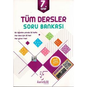 7. Sınıf Tüm Dersler Soru Bankası Karekök Yayınları