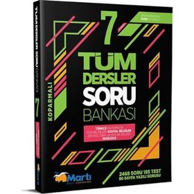 7. Sınıf Tüm Dersler Soru Bankası Martı Okul Yayınları