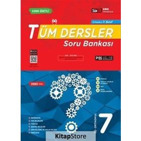 7. Sınıf Tüm Dersler Soru Bankası Sbm Soru Bankası Merkezi Yayınları