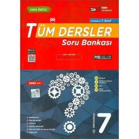 7. Sınıf Tüm Dersler Soru Bankası Sbm Soru Bankası Merkezi Yayınları