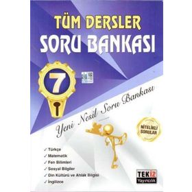7. Sınıf Tüm Dersler Soru Bankası Tekiz Yayınları