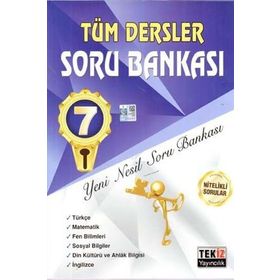 7. Sınıf Tüm Dersler Soru Bankası Tekiz Yayınları