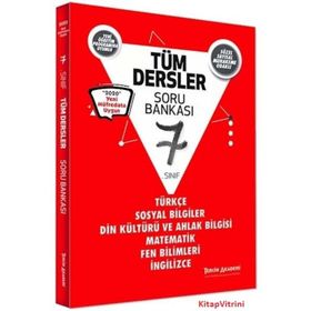 7. Sınıf Tüm Dersler Soru Bankası Tercih Akademi Yayınları