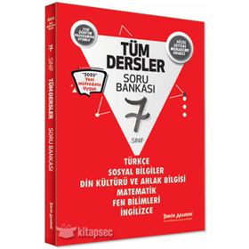 7. Sınıf Tüm Dersler Soru Bankası Tercih Akademi Yayınları