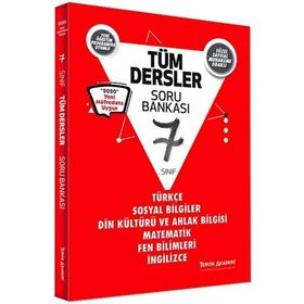 7. Sınıf Tüm Dersler Soru Bankası Tercih Akademi Yayınları