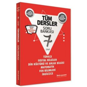 7. Sınıf Tüm Dersler Soru Bankası Tercih Akademi Yayınları