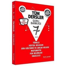 7. Sınıf Tüm Dersler Soru Bankası Tercih Akademi Yayınları