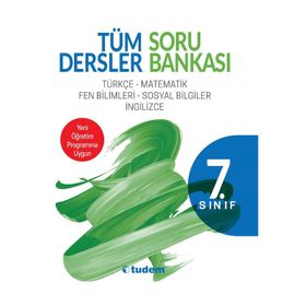 7. Sınıf Tüm Dersler Soru Bankası Tudem Yayınları