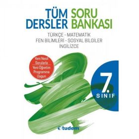 7. Sınıf Tüm Dersler Soru Bankası Tudem Yayınları