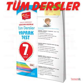 7.Sınıf Tüm Dersler Soru Bankası + Yaprak Test Set Element