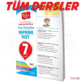 7.Sınıf Tüm Dersler Soru Bankası + Yaprak Test Set Element