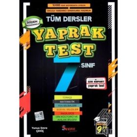 7. Sınıf Tüm Dersler Yaprak Test - kollektif