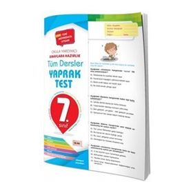 7. Sınıf Tüm Dersler Yaprak Test - kollektif