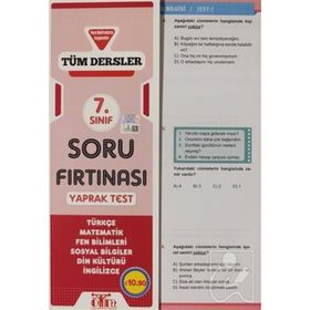 7. Sınıf Tüm Dersler Yaprak Test - kollektif