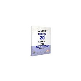 7. Sınıf Türkçe 20 Sarmal Föy Deneme Sınavı Editör Yayınevi