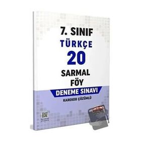 7. Sınıf Türkçe 20 Sarmal Föy Deneme Sınavı Editör Yayınevi