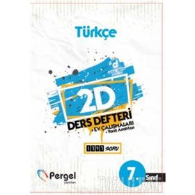7. Sınıf Türkçe 2D Ders Defteri Kollektif Pergel Yayınları