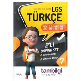 7. Sınıf Türkçe 2'li Doping Set-Tambilgi Yayınları