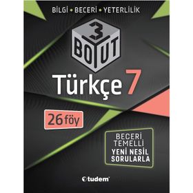 7. Sınıf Türkçe 3 Boyut Soru Bankası Tudem Yayınları
