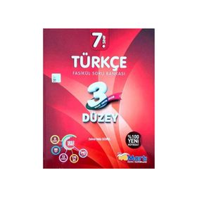 7. Sınıf Türkçe 3 Düzey Fasikül Soru Bankası Martı Okul Yayınları