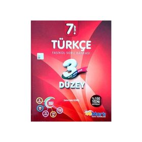 7. Sınıf Türkçe 3 Düzey Fasikül Soru Bankası Martı Okul Yayınları