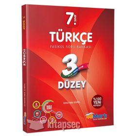 7. Sınıf Türkçe 3 Düzey Fasikül Soru Bankası Martı Okul Yayınları