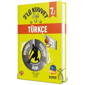 7. Sınıf Türkçe 3'lü Kuvvet Serisi Seti İşleyen Zeka Yayınları