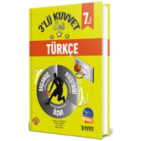 7. Sınıf Türkçe 3'lü Kuvvet Serisi Seti İşleyen Zeka Yayınları