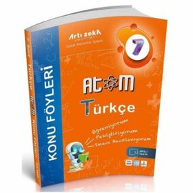 7. Sınıf Türkçe Atom Konu Föyleri-Artı Zeka Yayınları