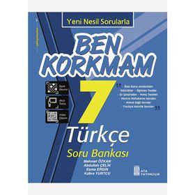 7. Sınıf Türkçe Ben Korkmam Soru Bankası Ata Yayıncılık