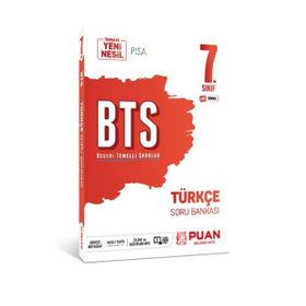 7. Sınıf Türkçe BTS Beceri Temelli Soru Bankası-Puan Yayınları