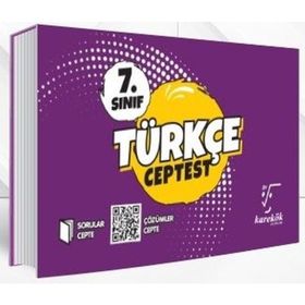 7.Sınıf Türkçe Cep Test - Karekök Yayınları
