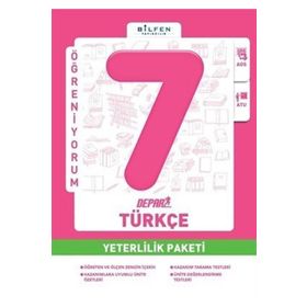 7. Sınıf Türkçe Depar Yeterlilik Paketi-Bilfen Yayınları