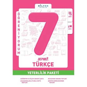 7. Sınıf Türkçe Depar Yeterlilik Paketi-Bilfen Yayınları