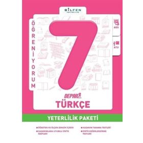7. Sınıf Türkçe Depar Yeterlilik Paketi-Bilfen Yayınları