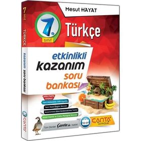 7. Sınıf Türkçe Etkinlikli Kazanım Soru Bankası - Çanta Yayınları