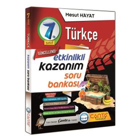 7. Sınıf Türkçe Etkinlikli Kazanım Soru Bankası - Çanta Yayınları