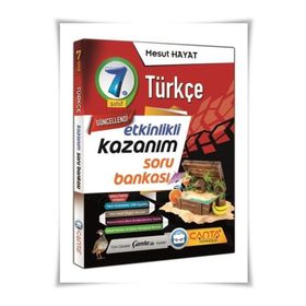 7. Sınıf Türkçe Etkinlikli Kazanım Soru Bankası - Çanta Yayınları