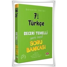 7. Sınıf Türkçe Garantör Beceri Temelli Soru Bankası-Data Yayınları