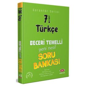 7. Sınıf Türkçe Garantör Beceri Temelli Soru Bankası-Data Yayınları