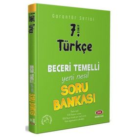 7. Sınıf Türkçe Garantör Beceri Temelli Soru Bankası-Data Yayınları