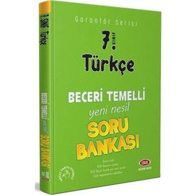 7. Sınıf Türkçe Garantör Beceri Temelli Soru Bankası-Data Yayınları